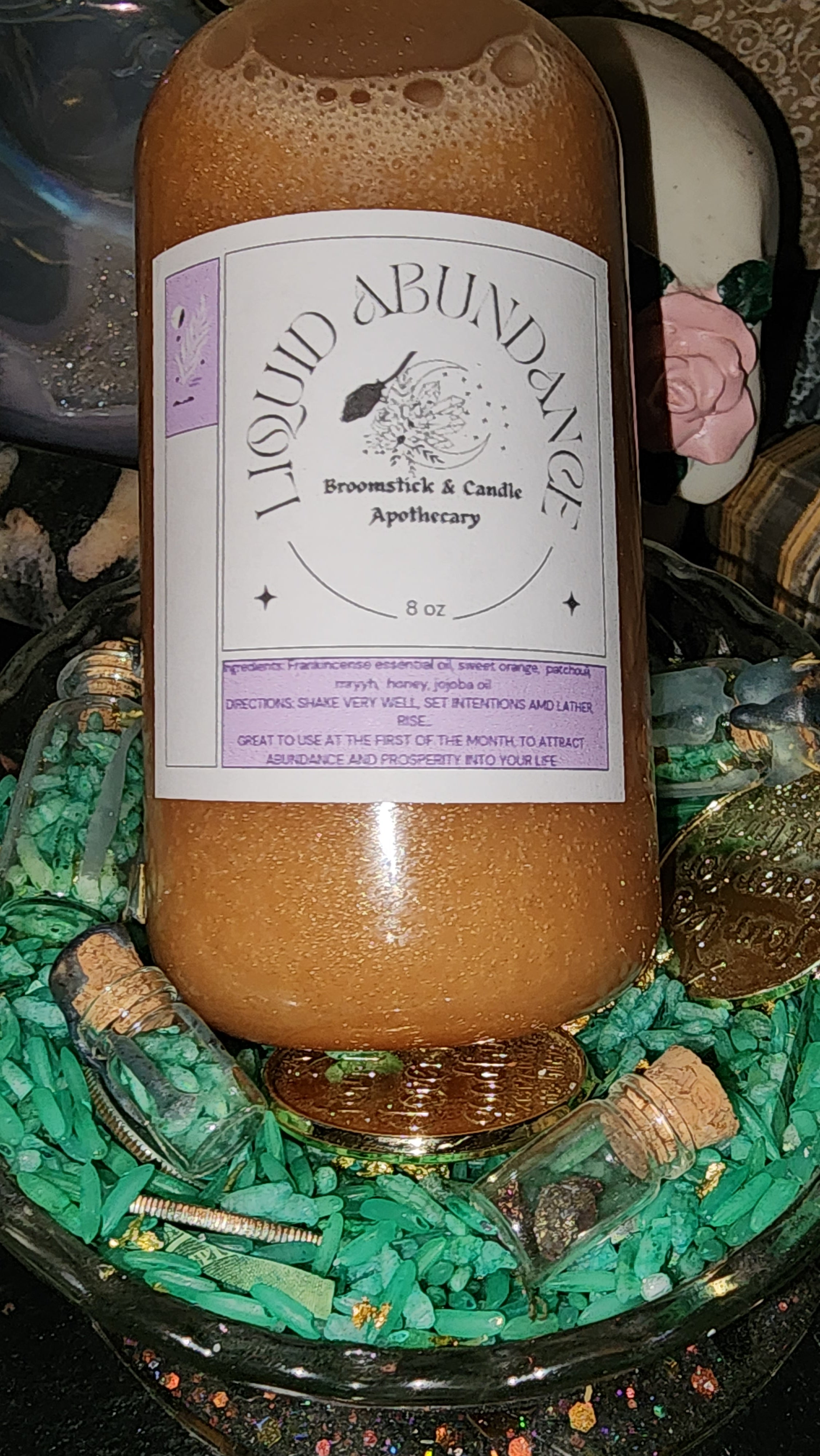 Liquid abundance ritual soap